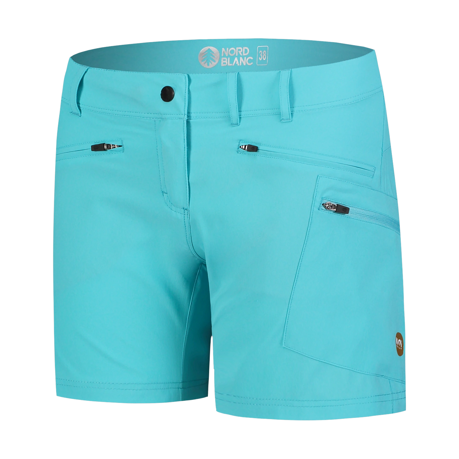 Light outdoor shorts women's - MOSS blue-2