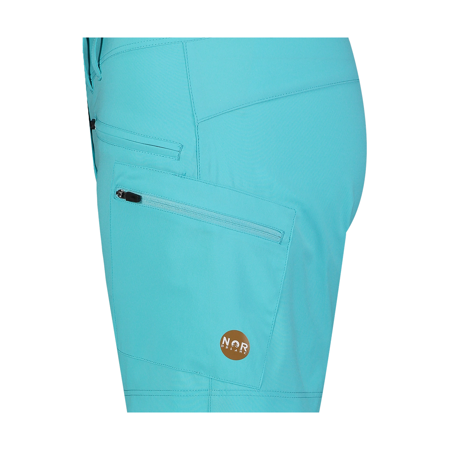 Light outdoor shorts women's - MOSS blue-5