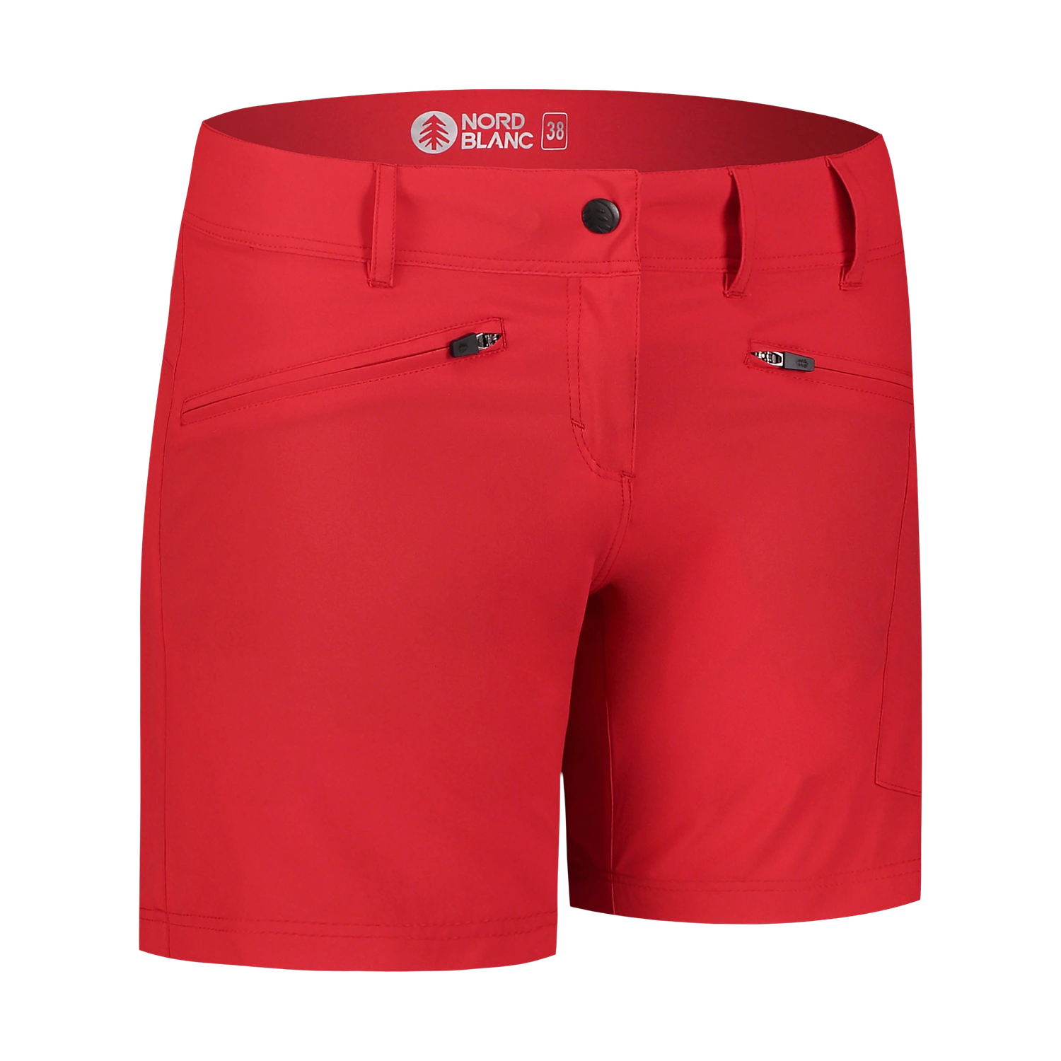 Light outdoor shorts women's - MOSS red-3