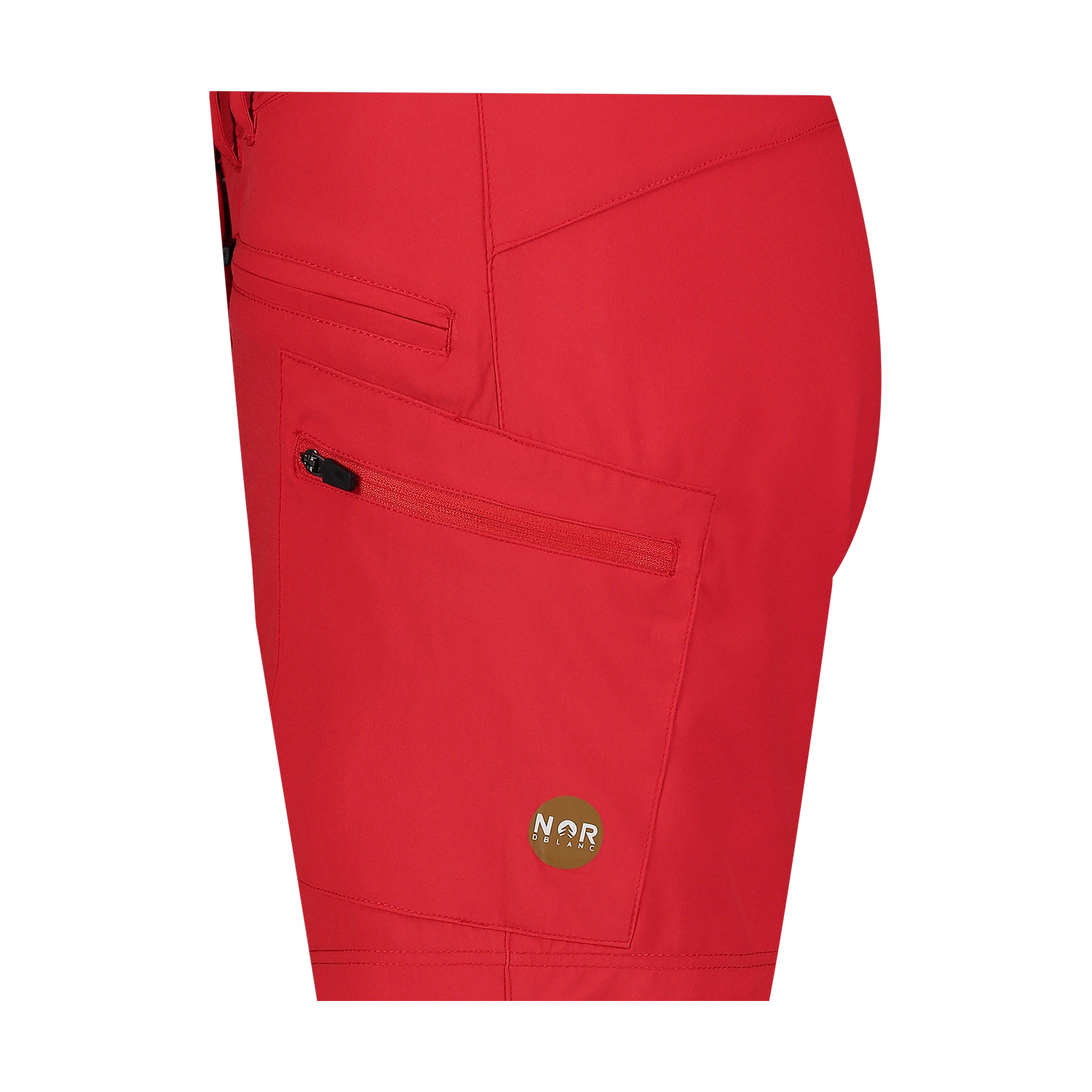 Light outdoor shorts women's - MOSS red-5