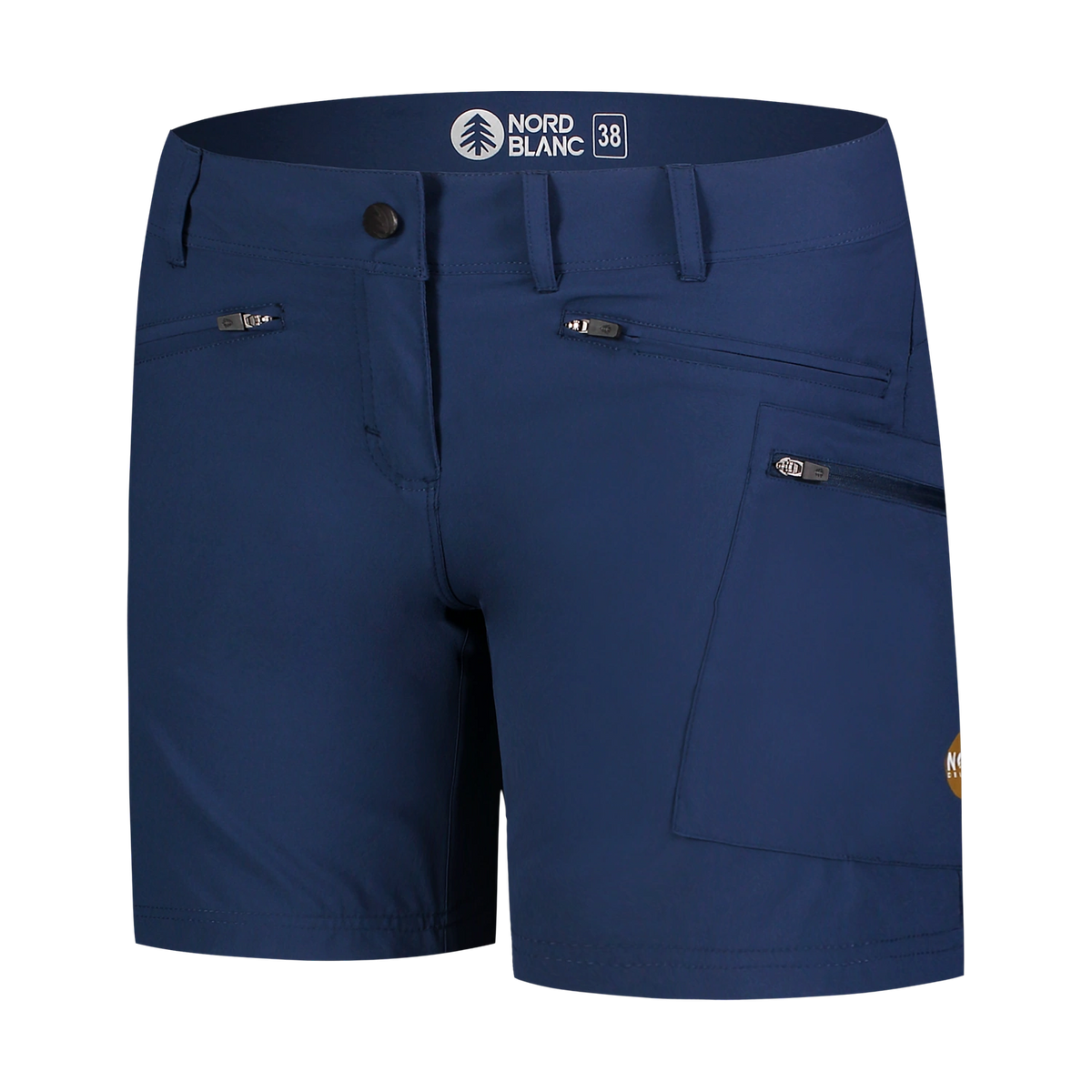 Lätta outdoorshorts dam - MOSS mörkblå – bild 2