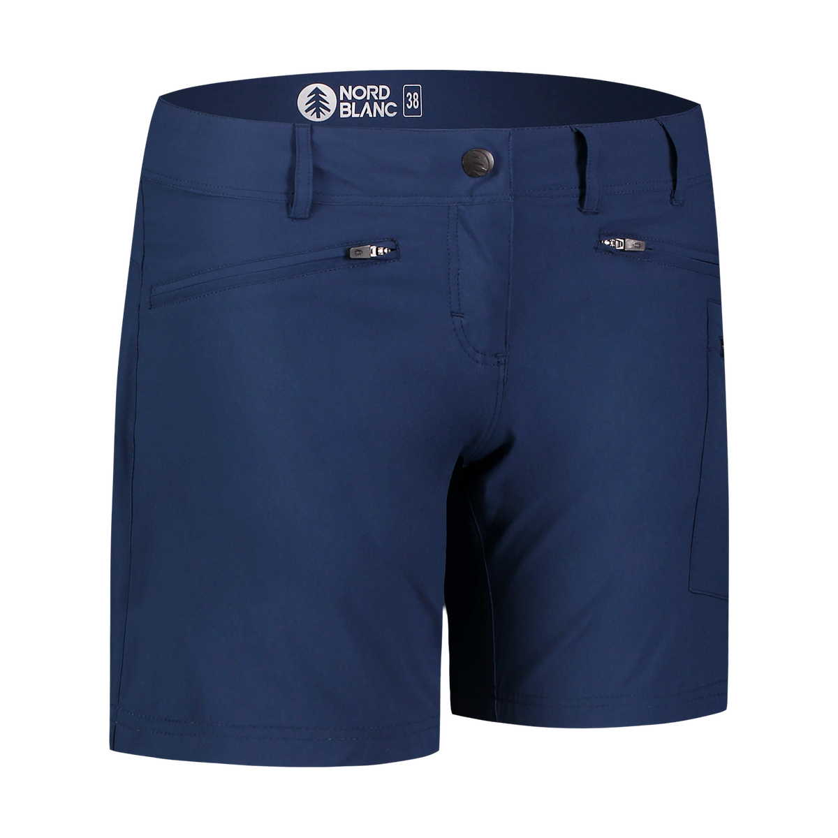 Lätta outdoorshorts dam - MOSS mörkblå – bild 3
