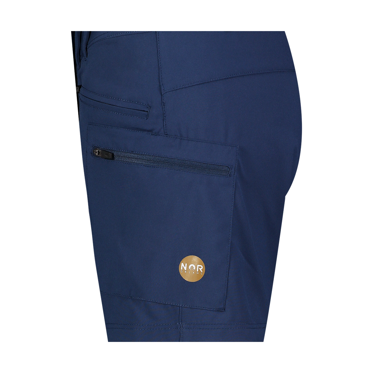 Lätta outdoorshorts dam - MOSS mörkblå – bild 5