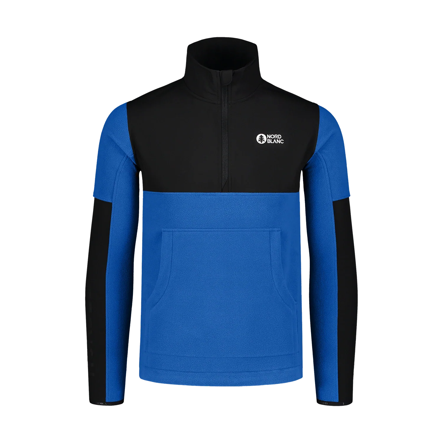 Light fleece jacket men's - DRIP blue
