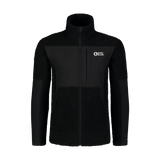 Sherpa fleece jacket men's - GLEAMY black
