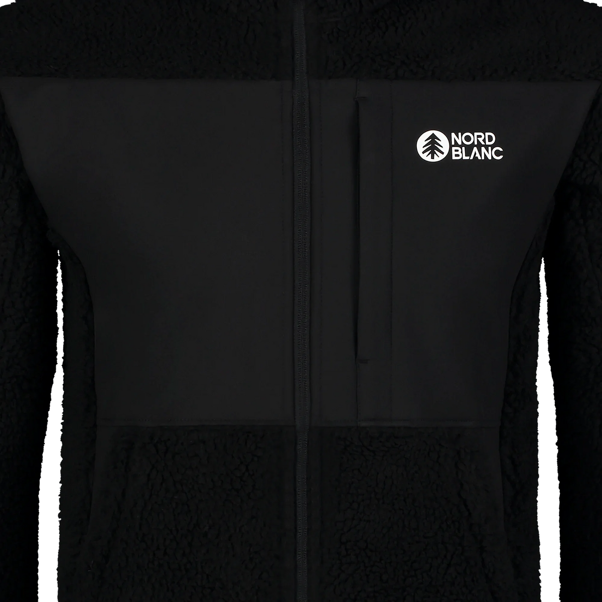 Sherpa fleece jacket men's - GLEAMY black – image 8