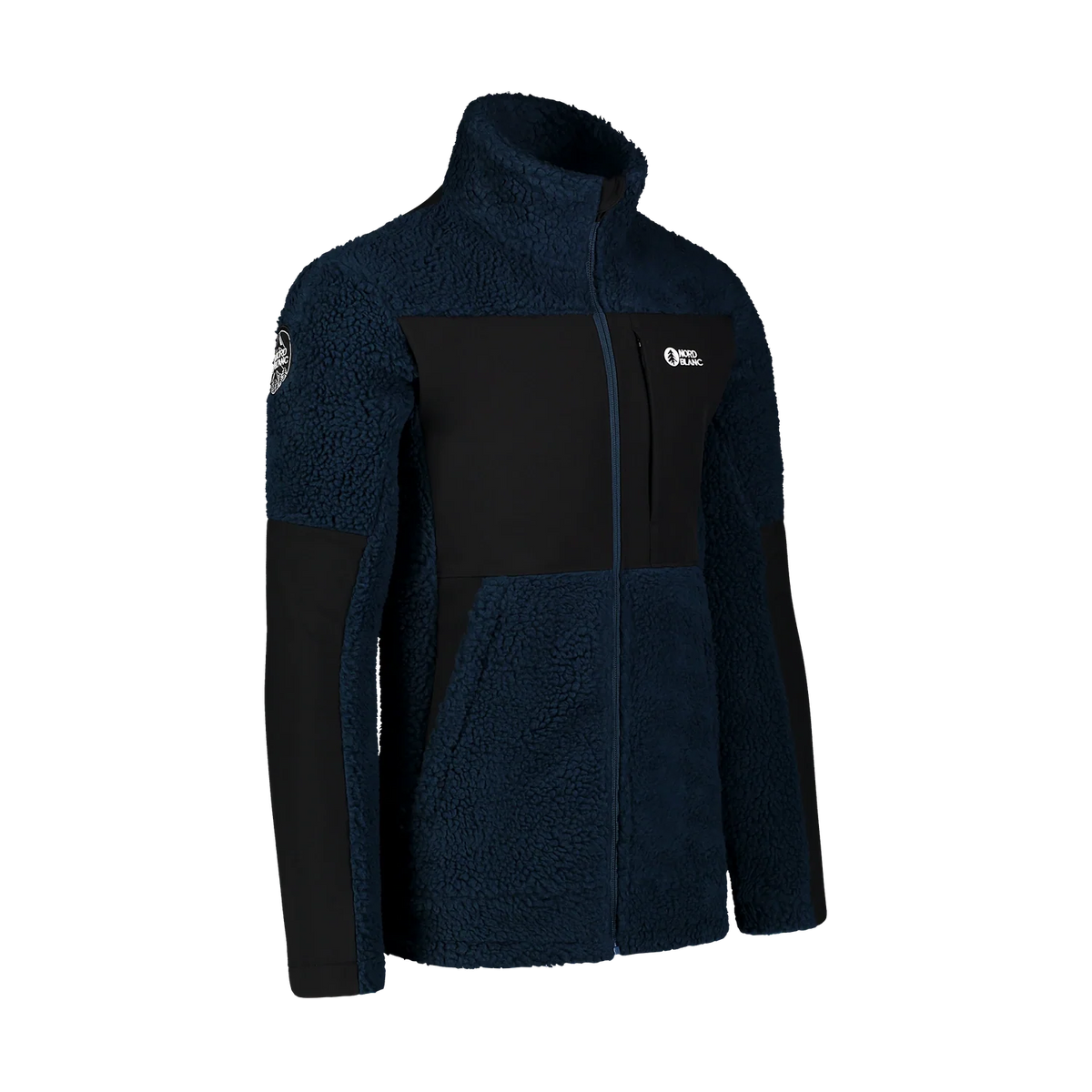 Sherpa fleece jacket men's - GLEAMY blue – image 2