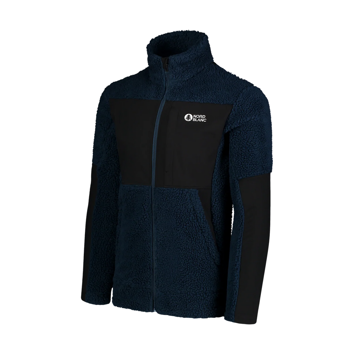 Sherpa fleece jacket men's - GLEAMY blue – image 6