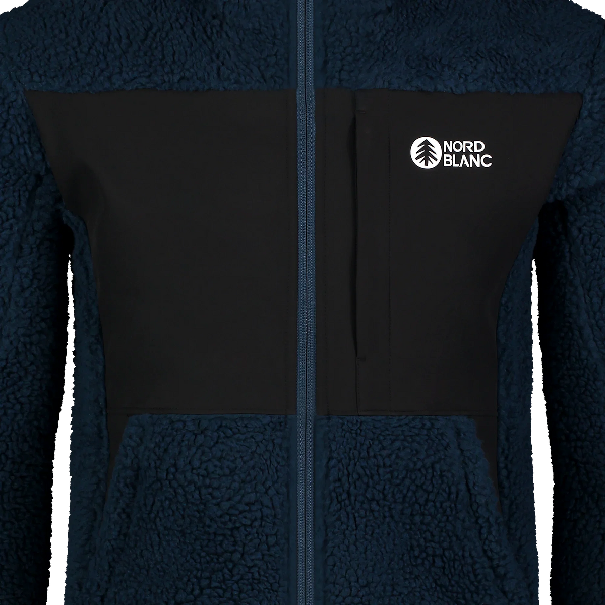 Sherpa fleece jacket men's - GLEAMY blue – image 9