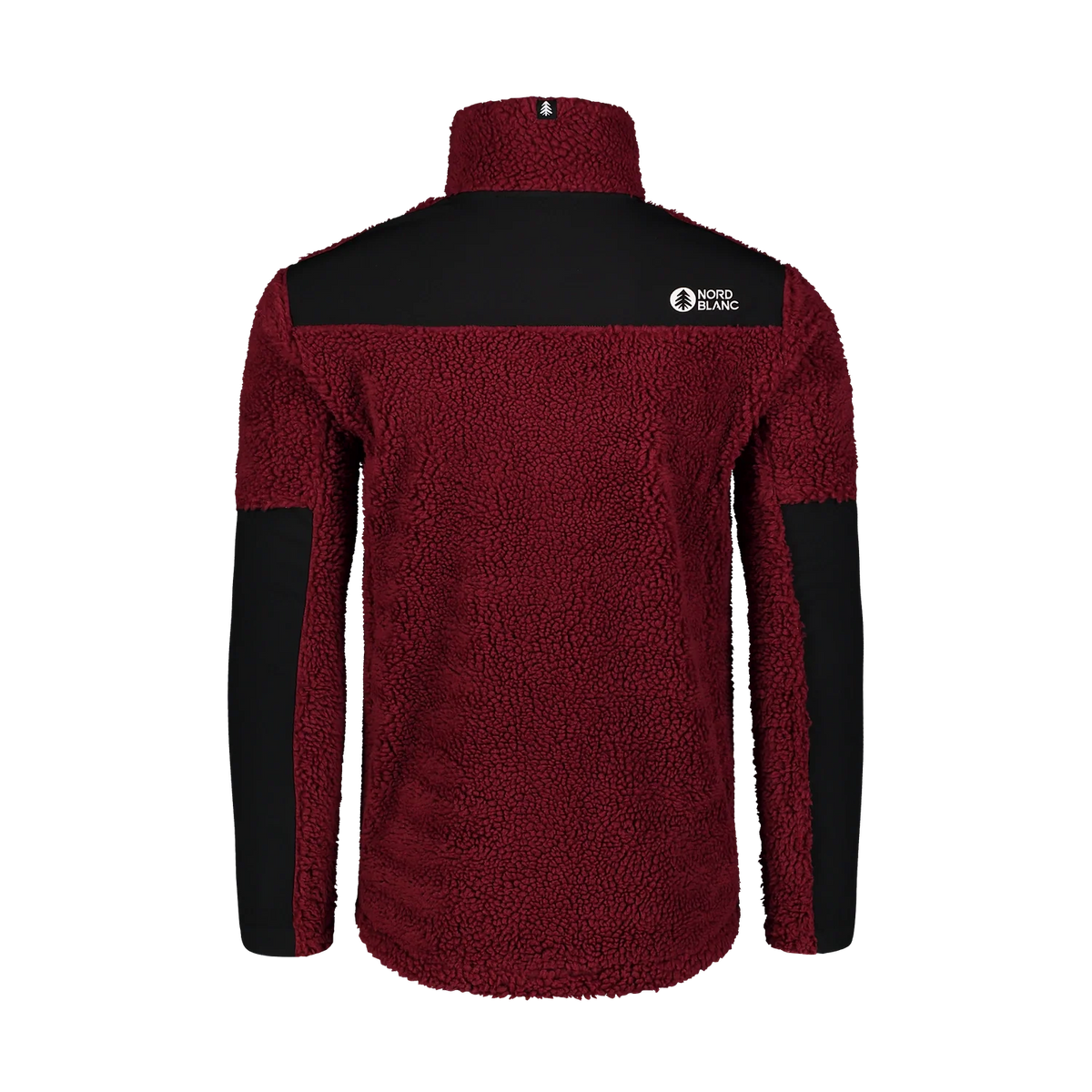 Sherpa fleece bunda pánska - GLEAMY vínová-5