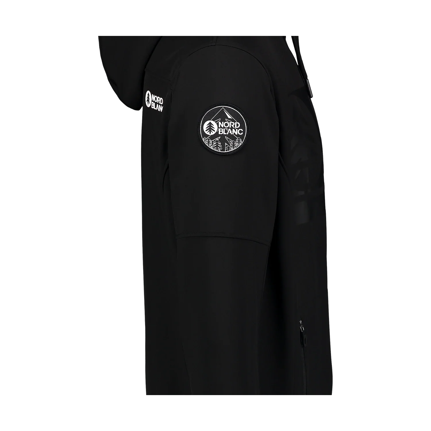 Softshell sweatshirt men's - DECOMPOSED black-4