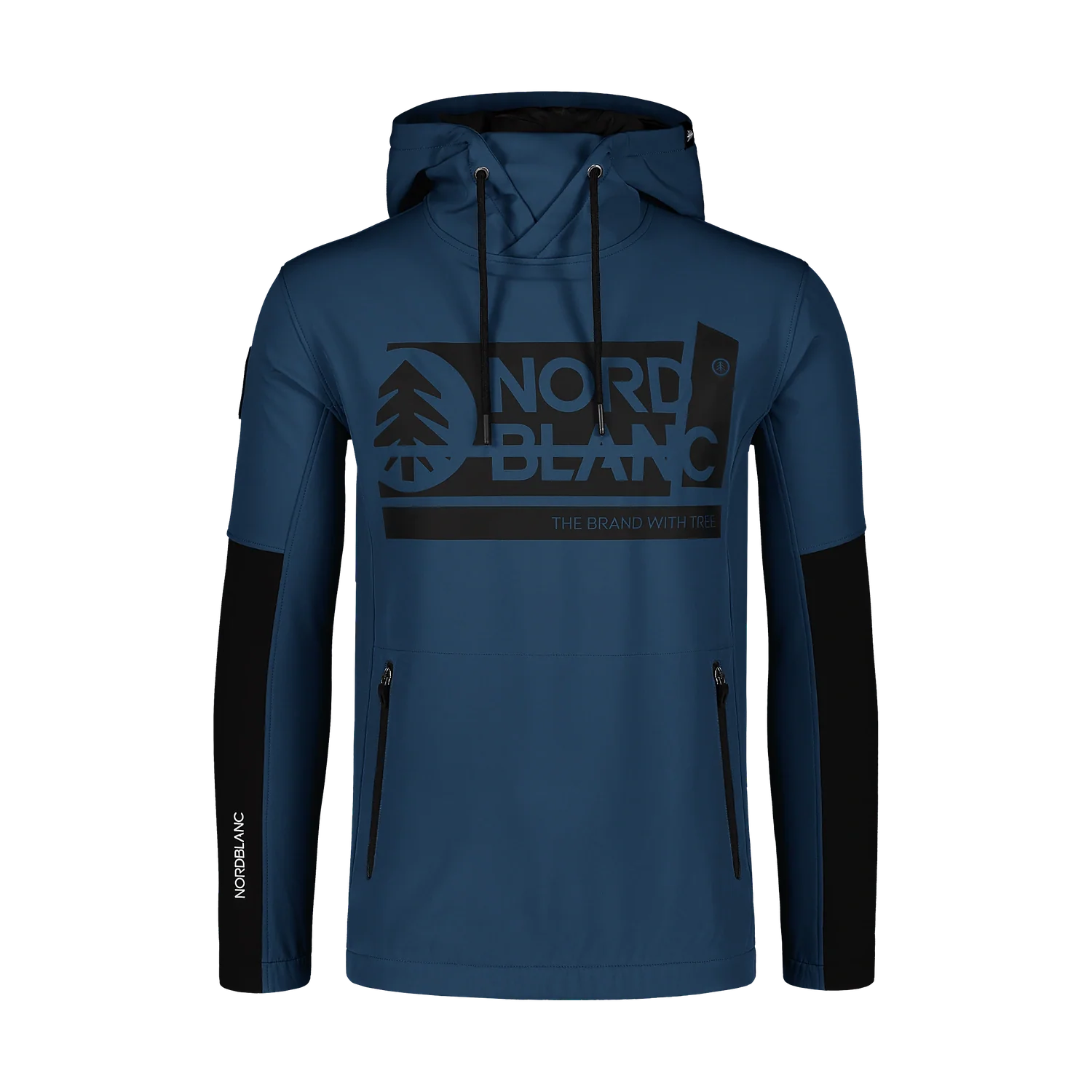Softshell-Sweatshirt Herren - DECOMPOSED blau