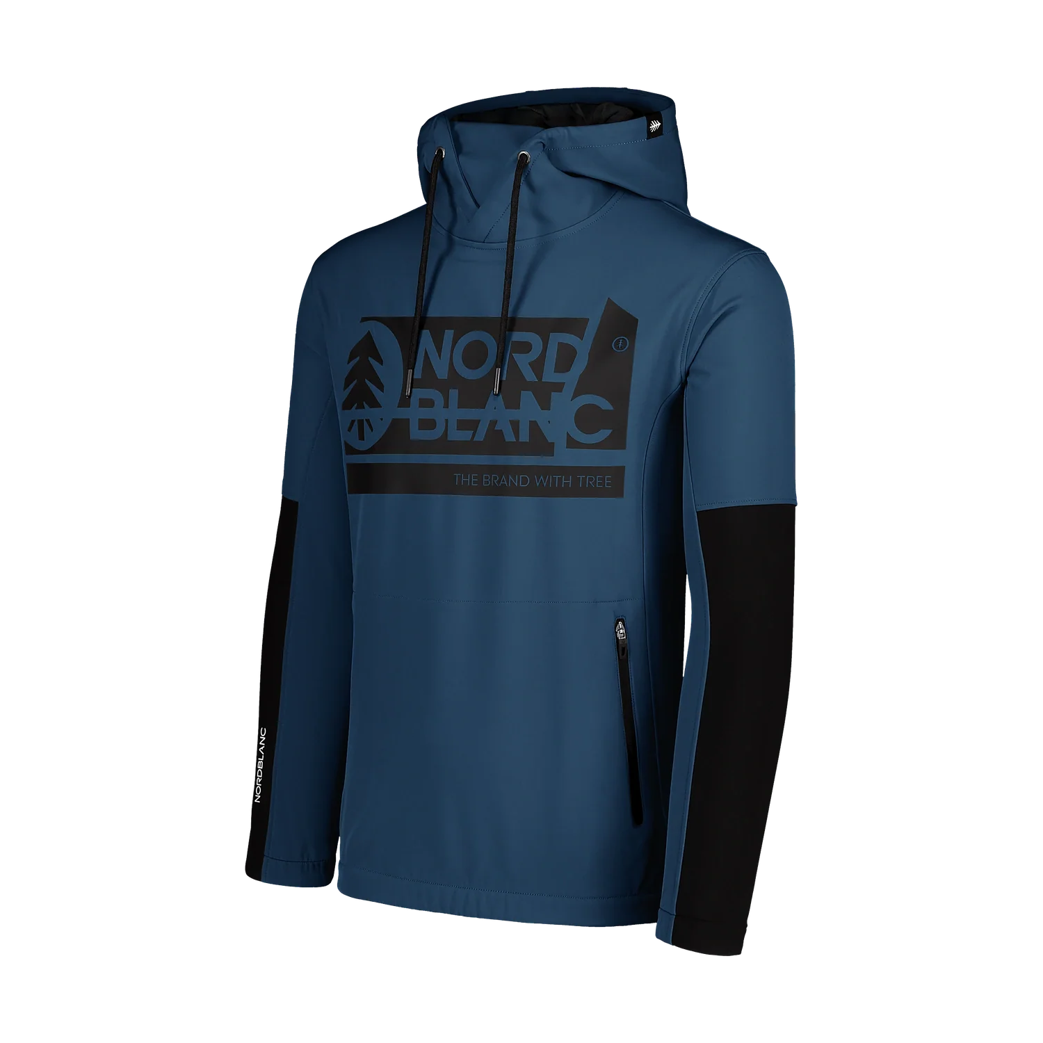 Softshell sweatshirt men's - DECOMPOSED blue-3