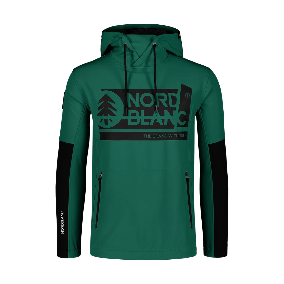 Softshell-Sweatshirt Herren - DECOMPOSED grün-1