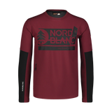 Softshell sweatshirt men's - DECOMPONATE wine red