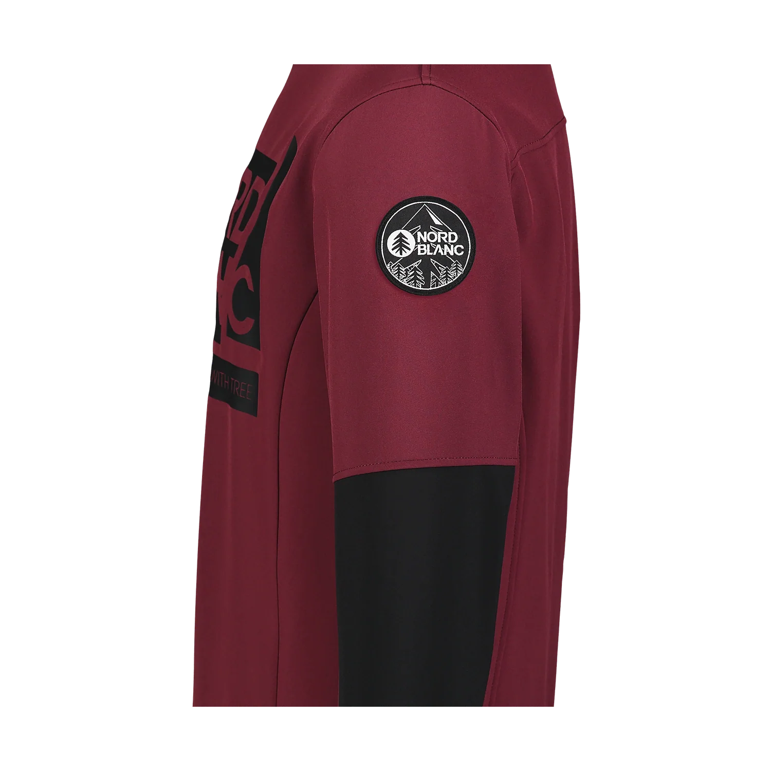 Softshell-Sweatshirt Herren - DECOMPONATE weinrot-4