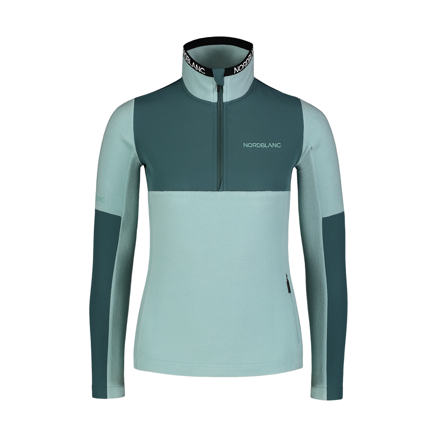 Light fleece jacket women's - SPRYNESS green