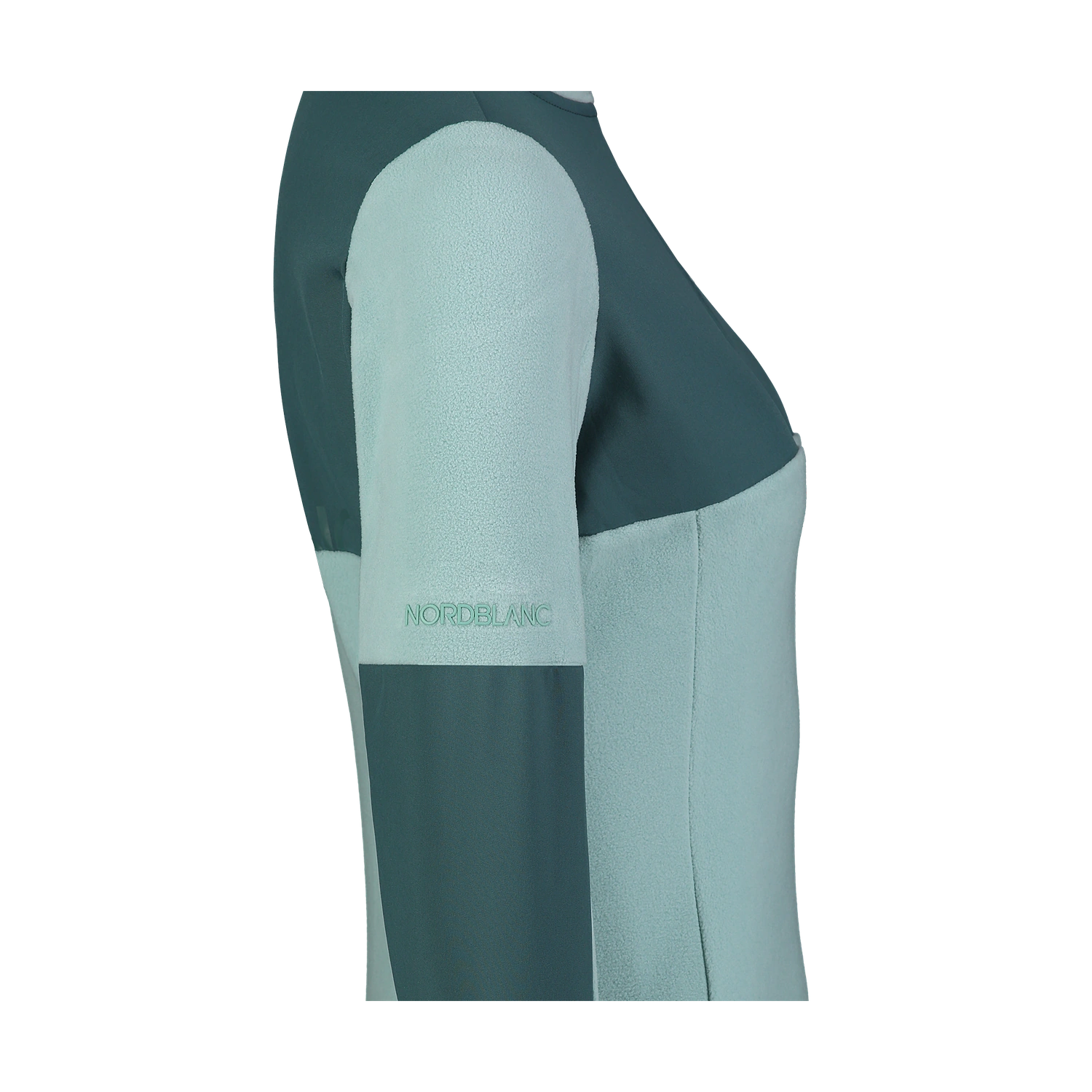 Hanorac din fleece ușor pentru femei - SPRYNESS verde-4