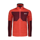 Jachetă din fleece Sherpa pentru femei - PENINSULA roz