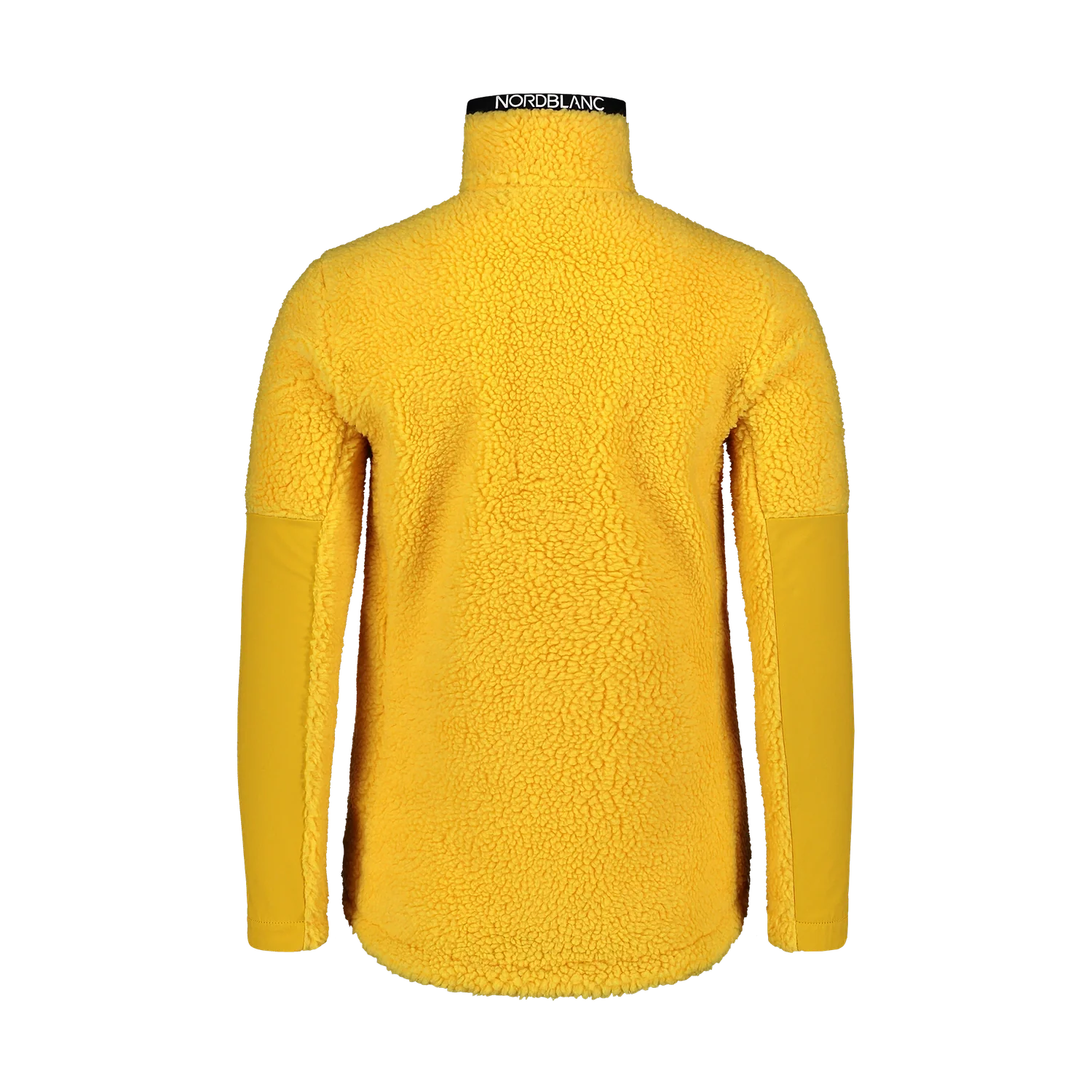 Jachetă din fleece Sherpa pentru femei - PENINSULA galbenă-7