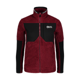 Jachetă din fleece Sherpa pentru femei - PENINSULA bordo