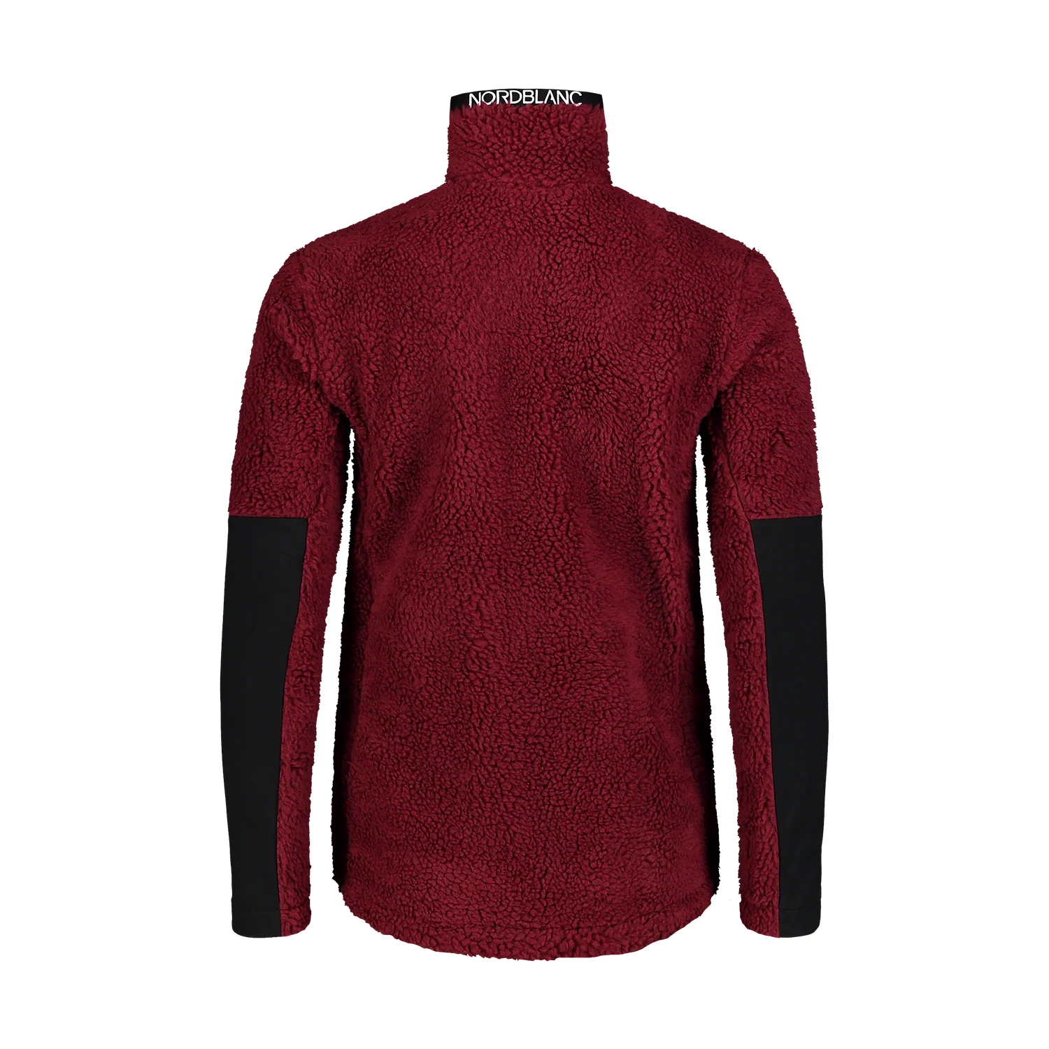 Jachetă din fleece Sherpa pentru femei - PENINSULA bordo-4