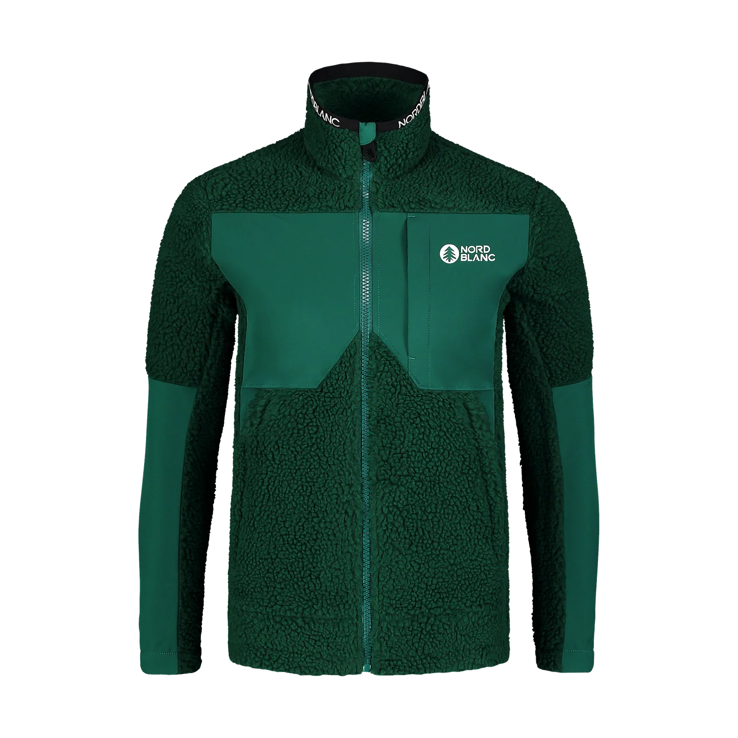 Sherpa fleece jacket women's - PENINSULA green-1