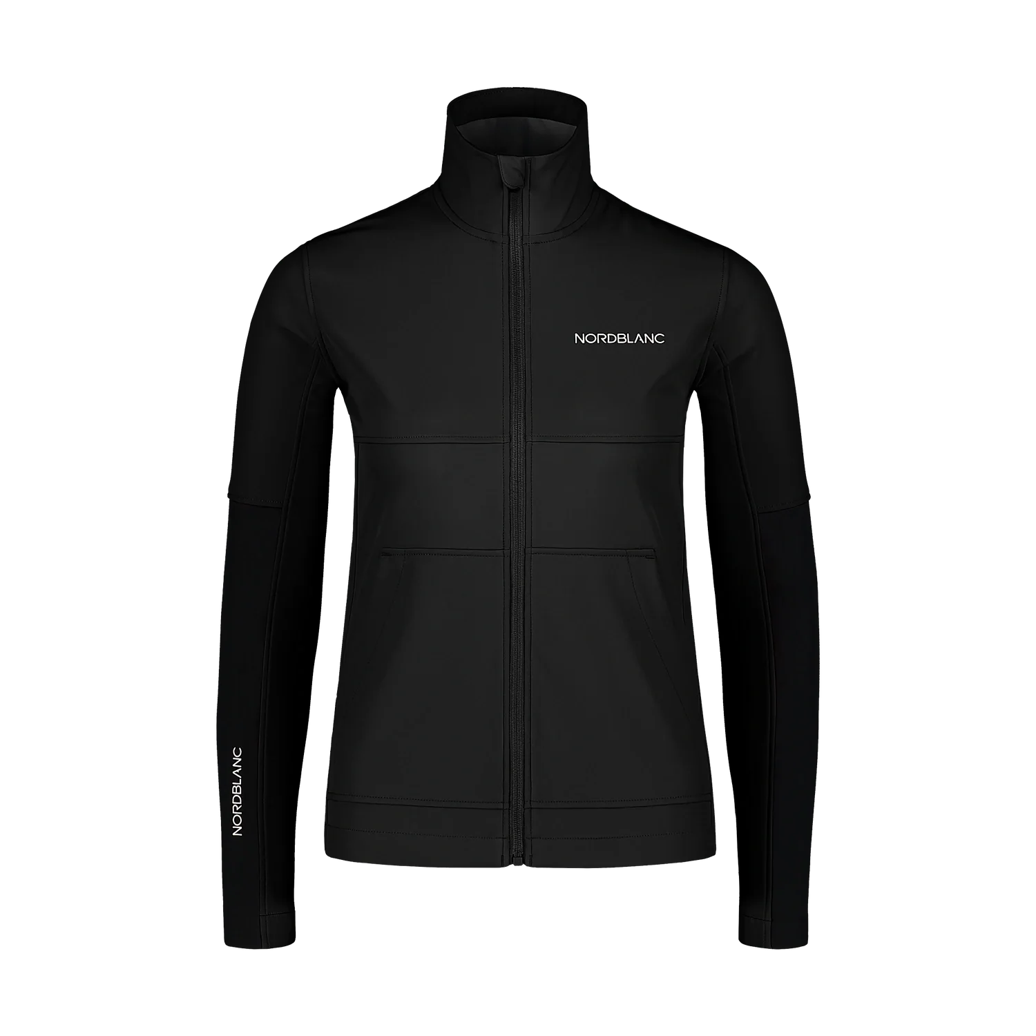 Softshell-Sweatshirt Damen - FJORD schwarz