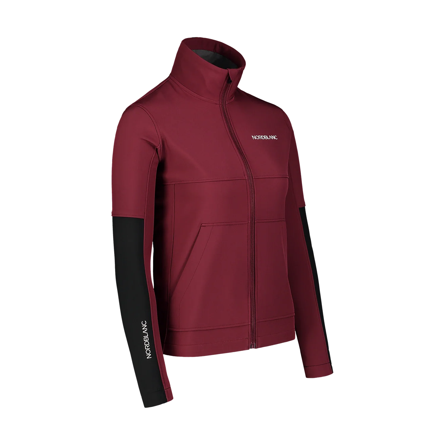 Hanorac din softshell pentru femei - FJORD bordo-2