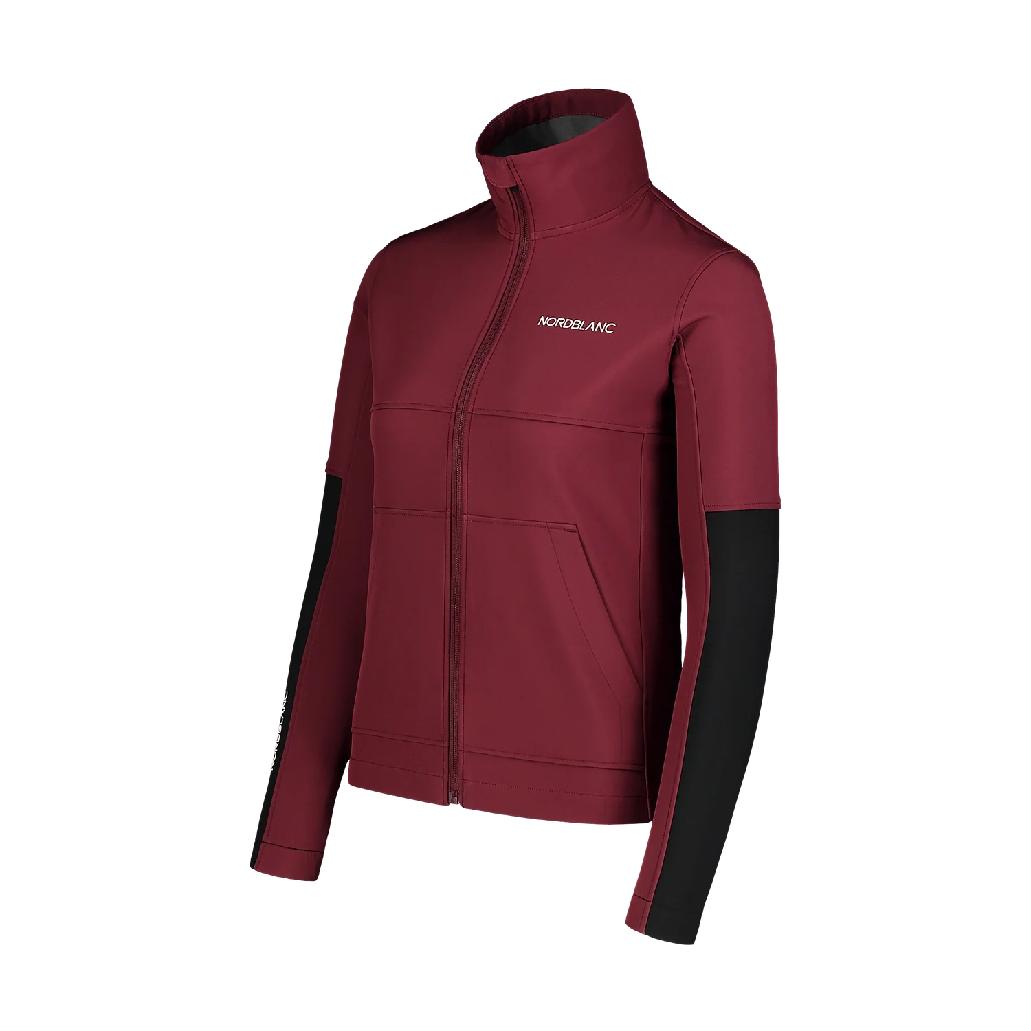 Hanorac din softshell pentru femei - FJORD bordo-3