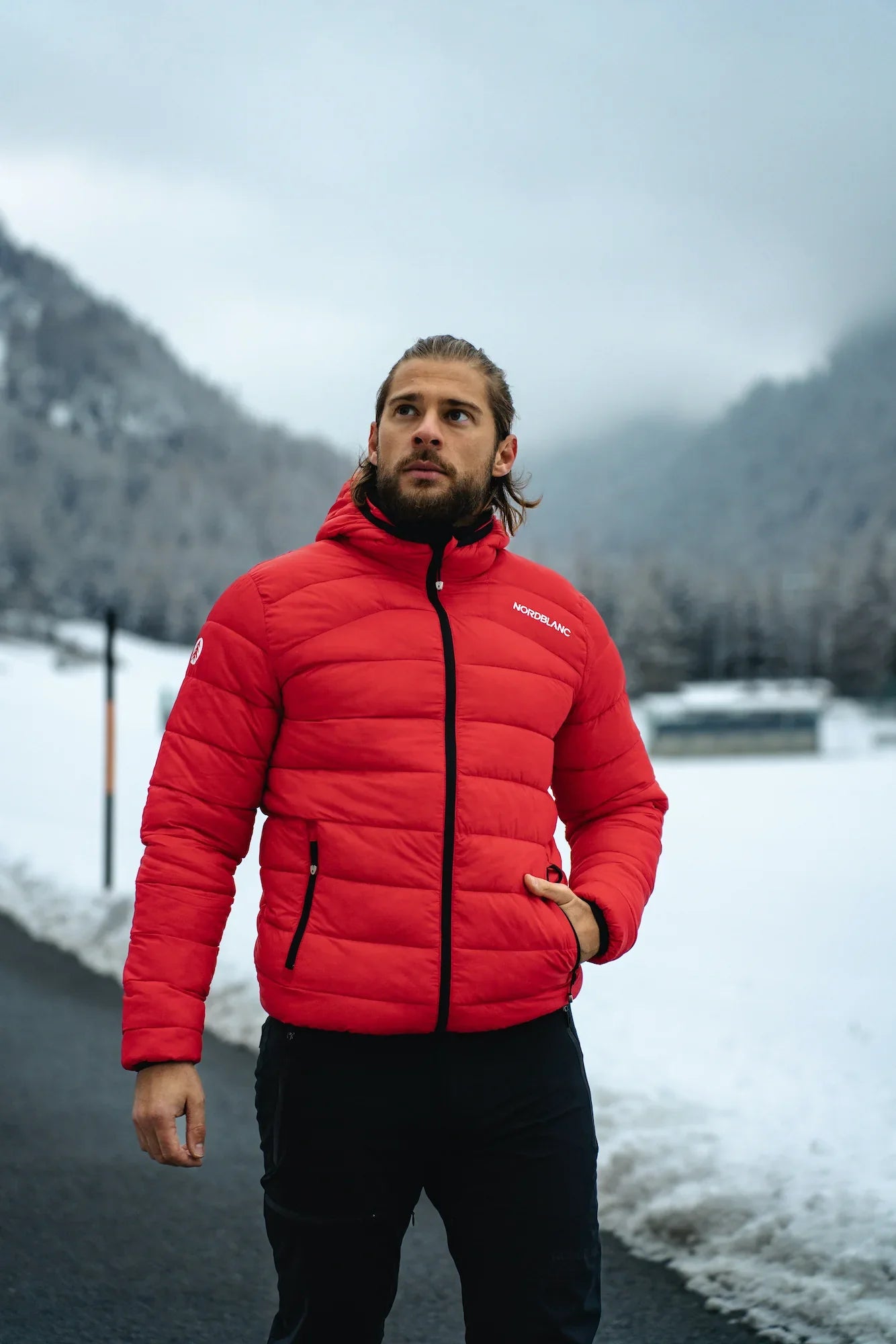 Quilted jacket men's - UNIVERSAL red-3