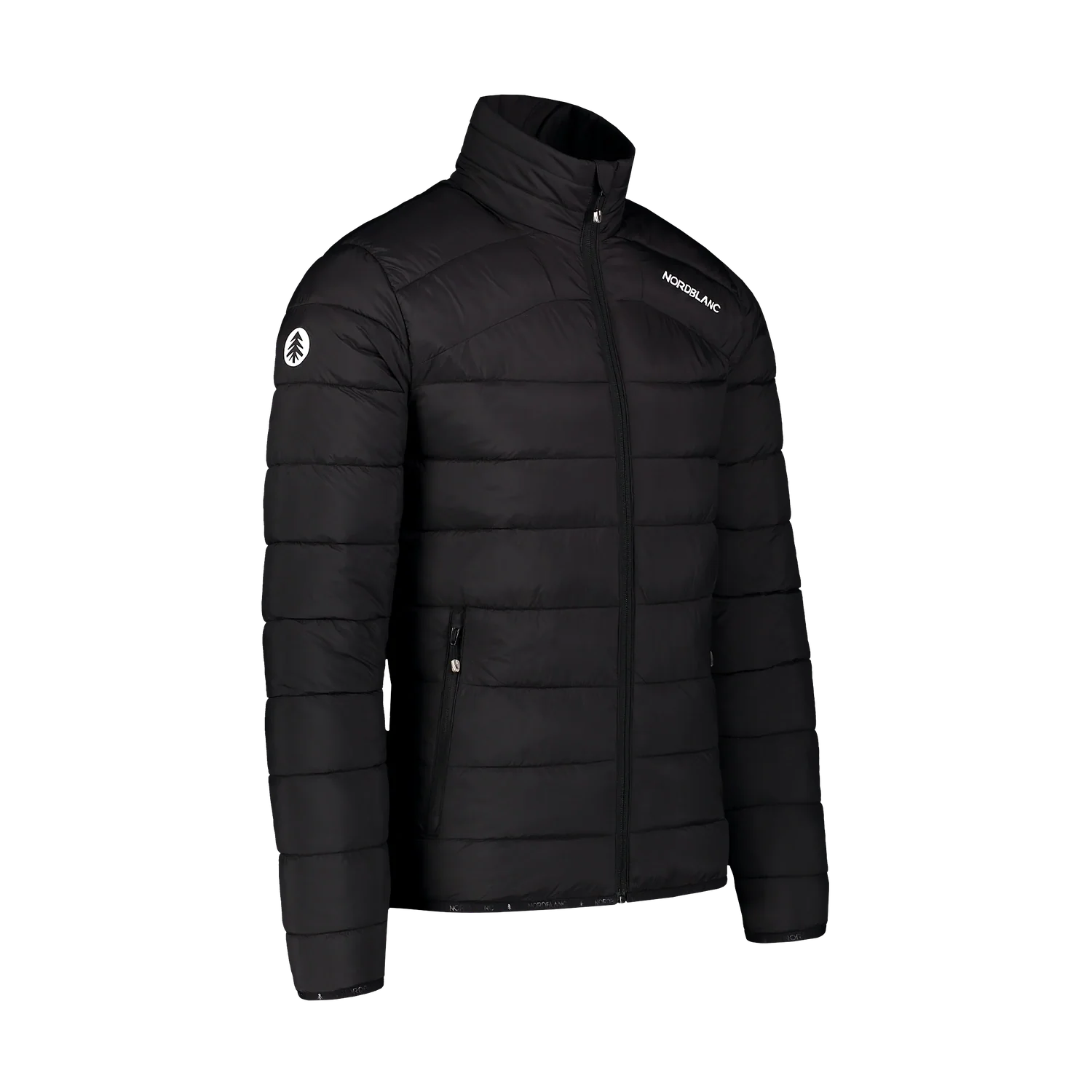 Quilted jacket men's - SPOT-ON black-2