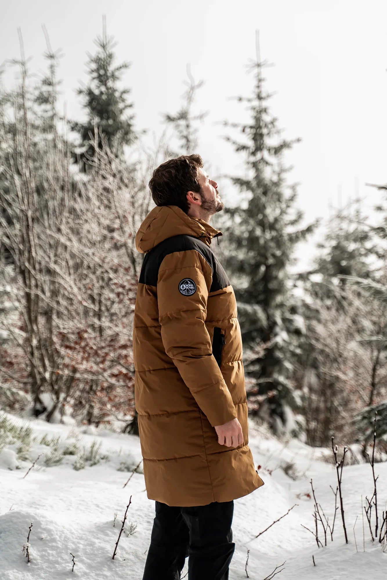 Winterparka Herren - TRENDSETTER braun-5