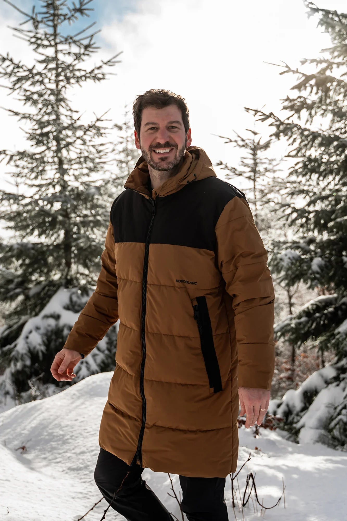 Winterparka Herren - TRENDSETTER braun-6