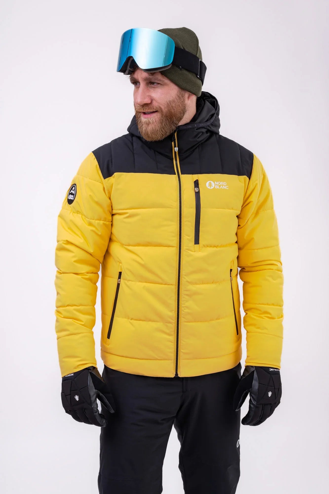 Winterjacke Herren - STANDOUT gelb-2