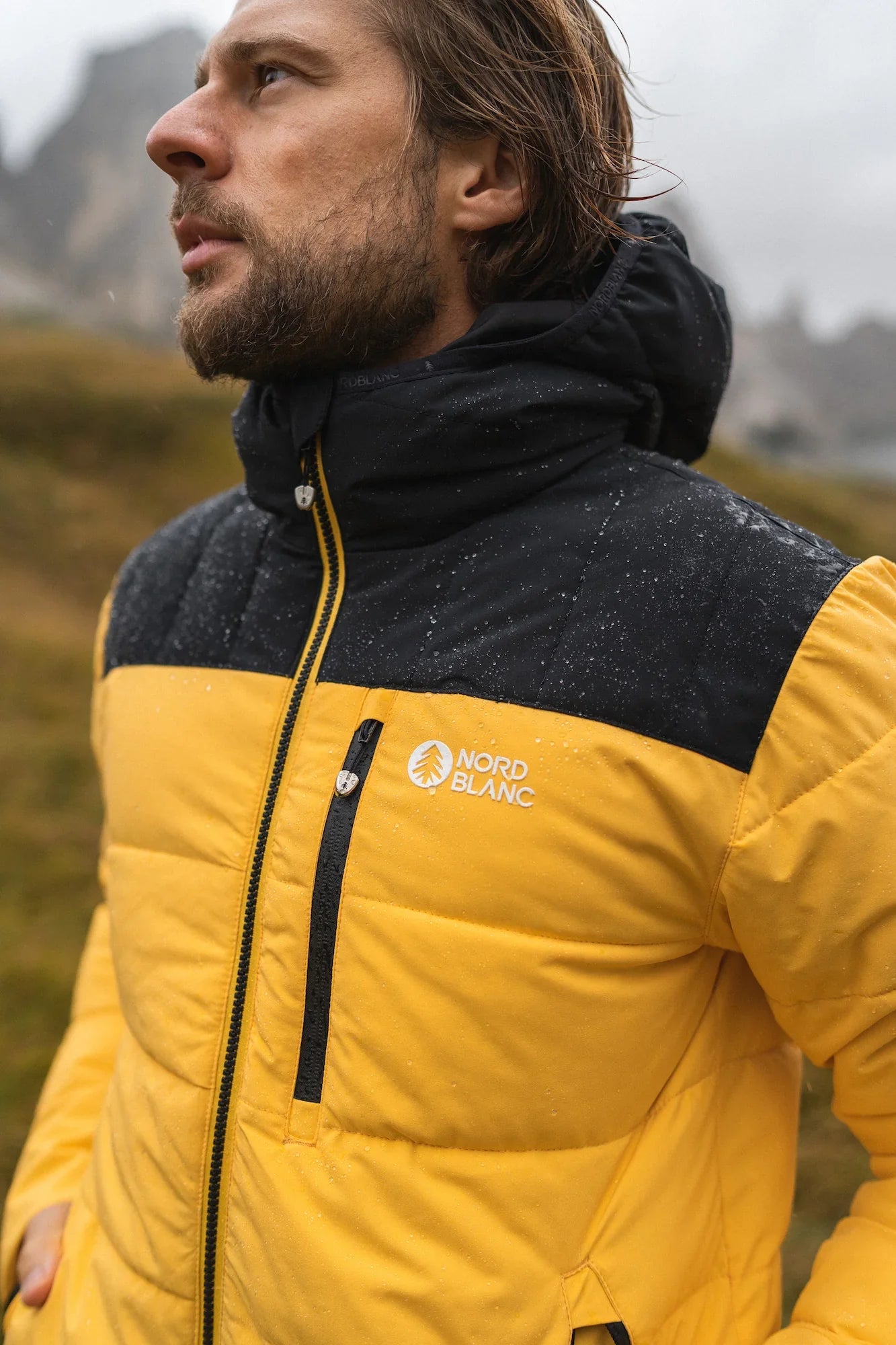 Winterjacke Herren - STANDOUT gelb-10