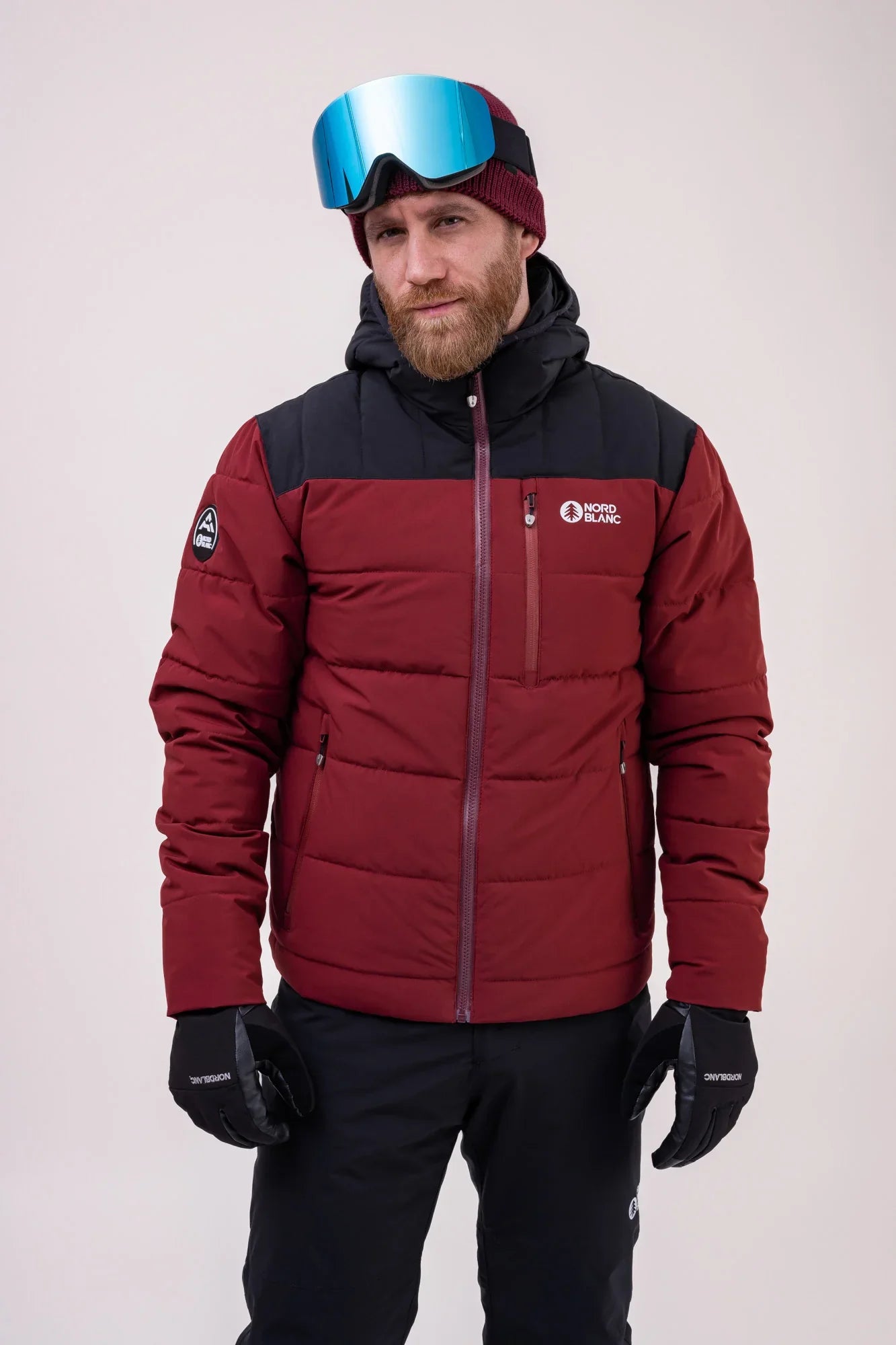 Winterjacke Herren - STANDOUT weinrot-2