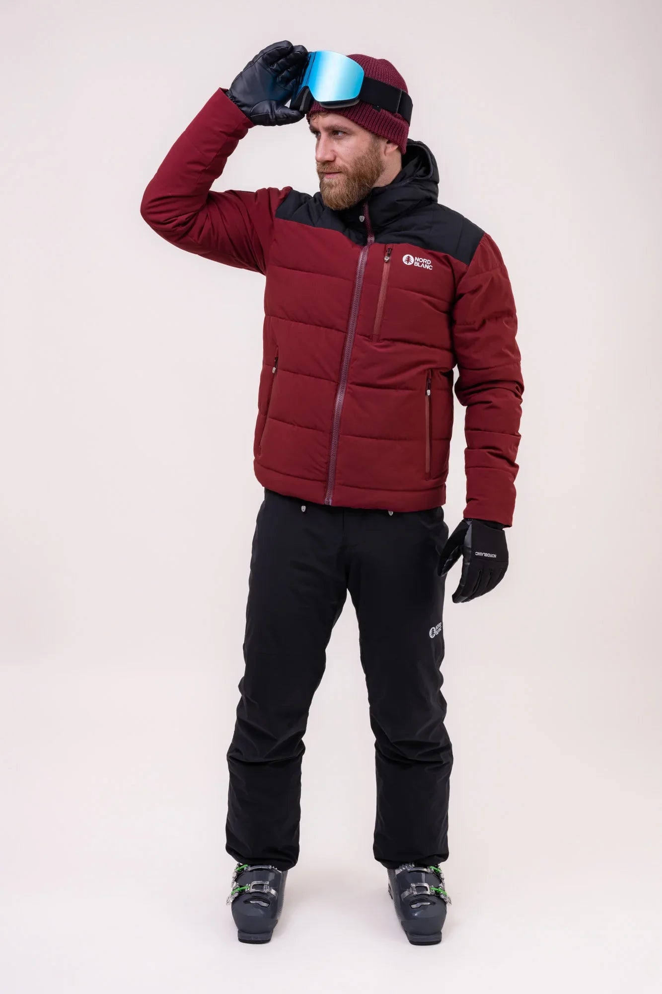 Winterjacke Herren - STANDOUT weinrot-5