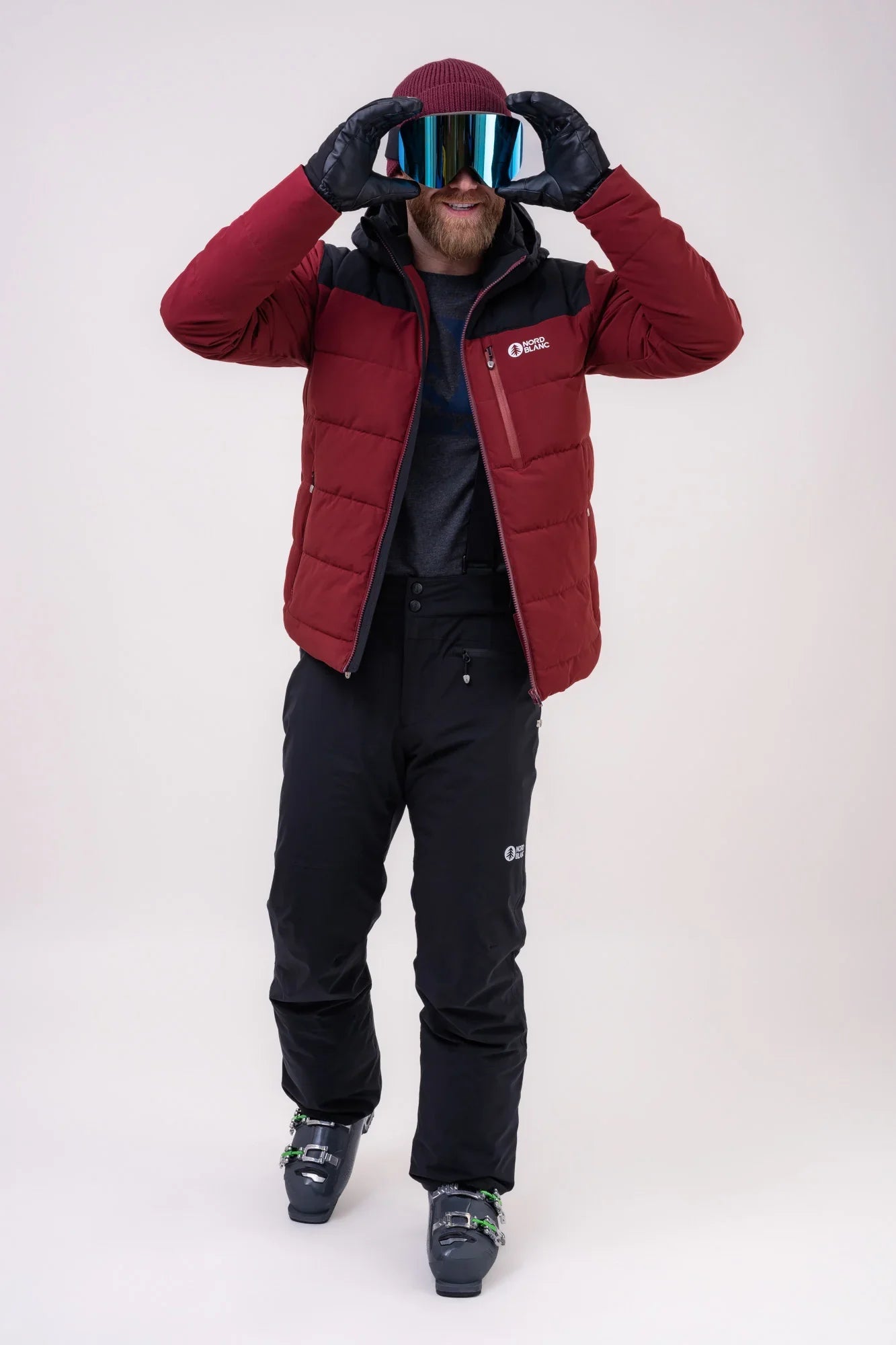 Winterjacke Herren - STANDOUT weinrot-6
