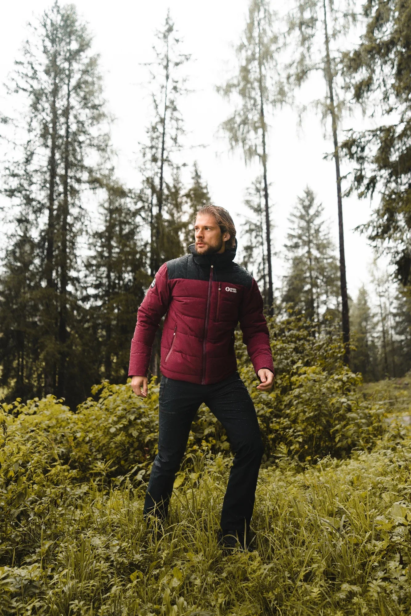 Winterjacke Herren - STANDOUT weinrot-9