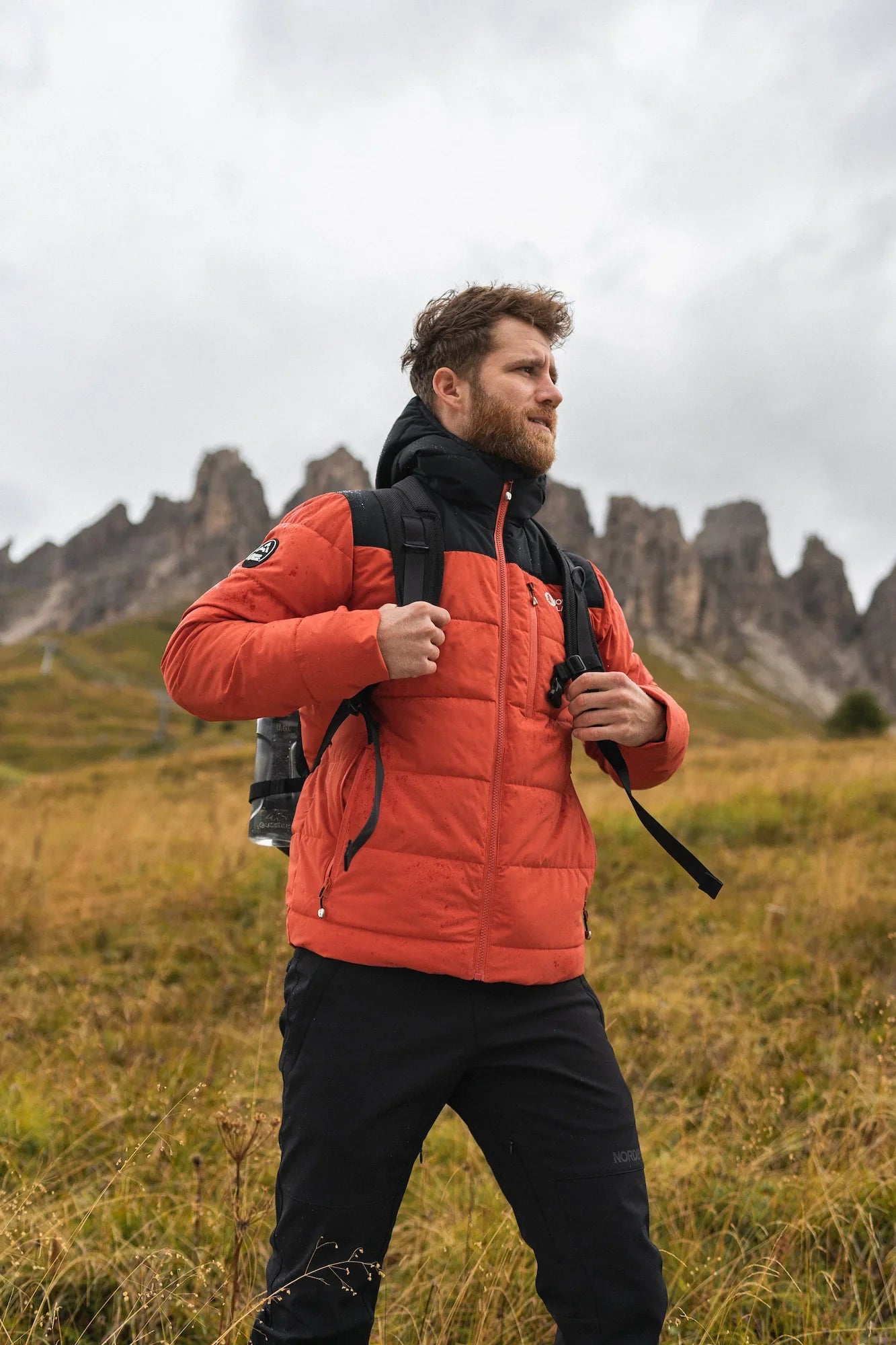 Winterjacke Herren - STANDOUT orange-13