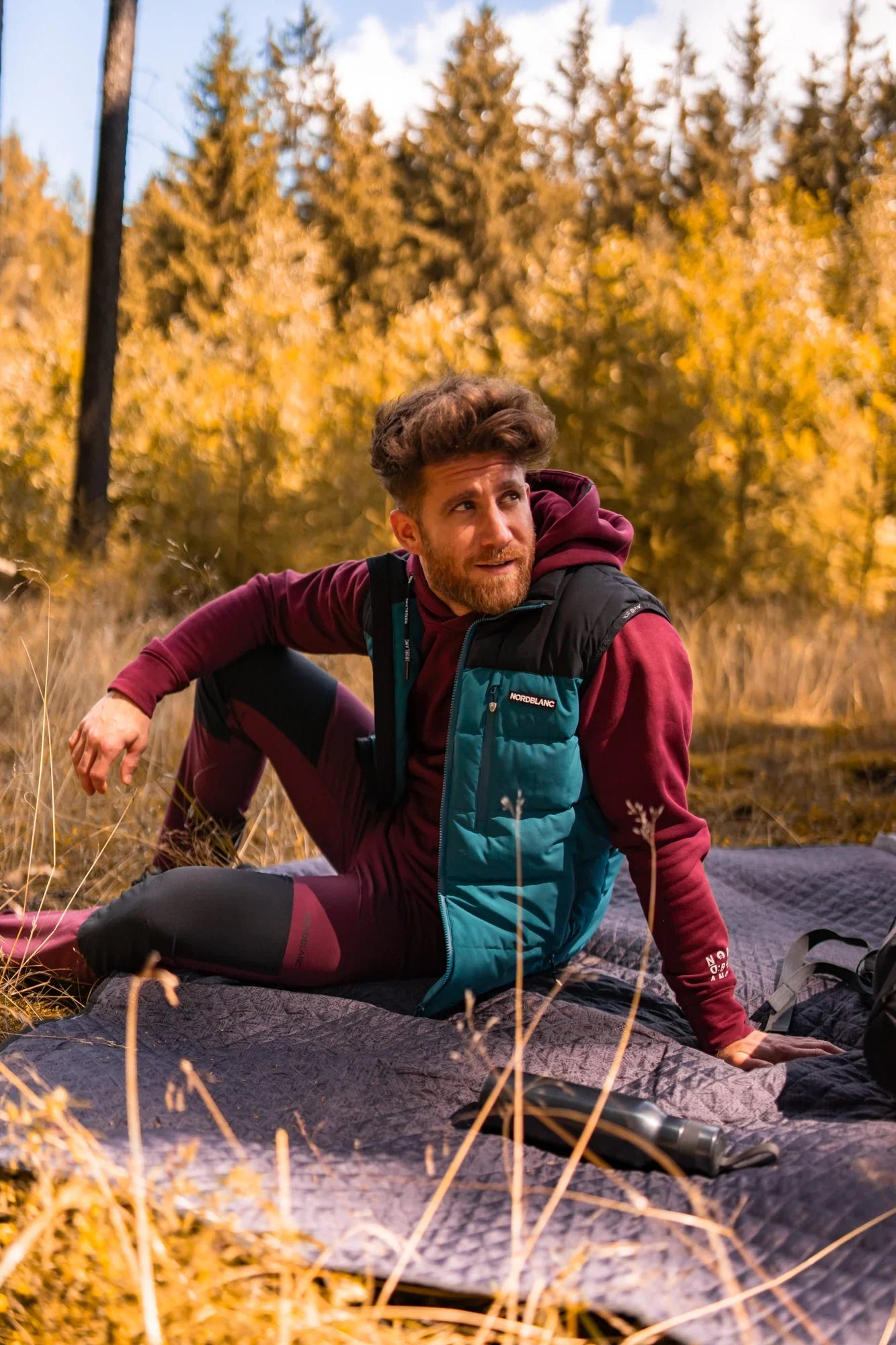 Winter vest men's - DUAL green-4