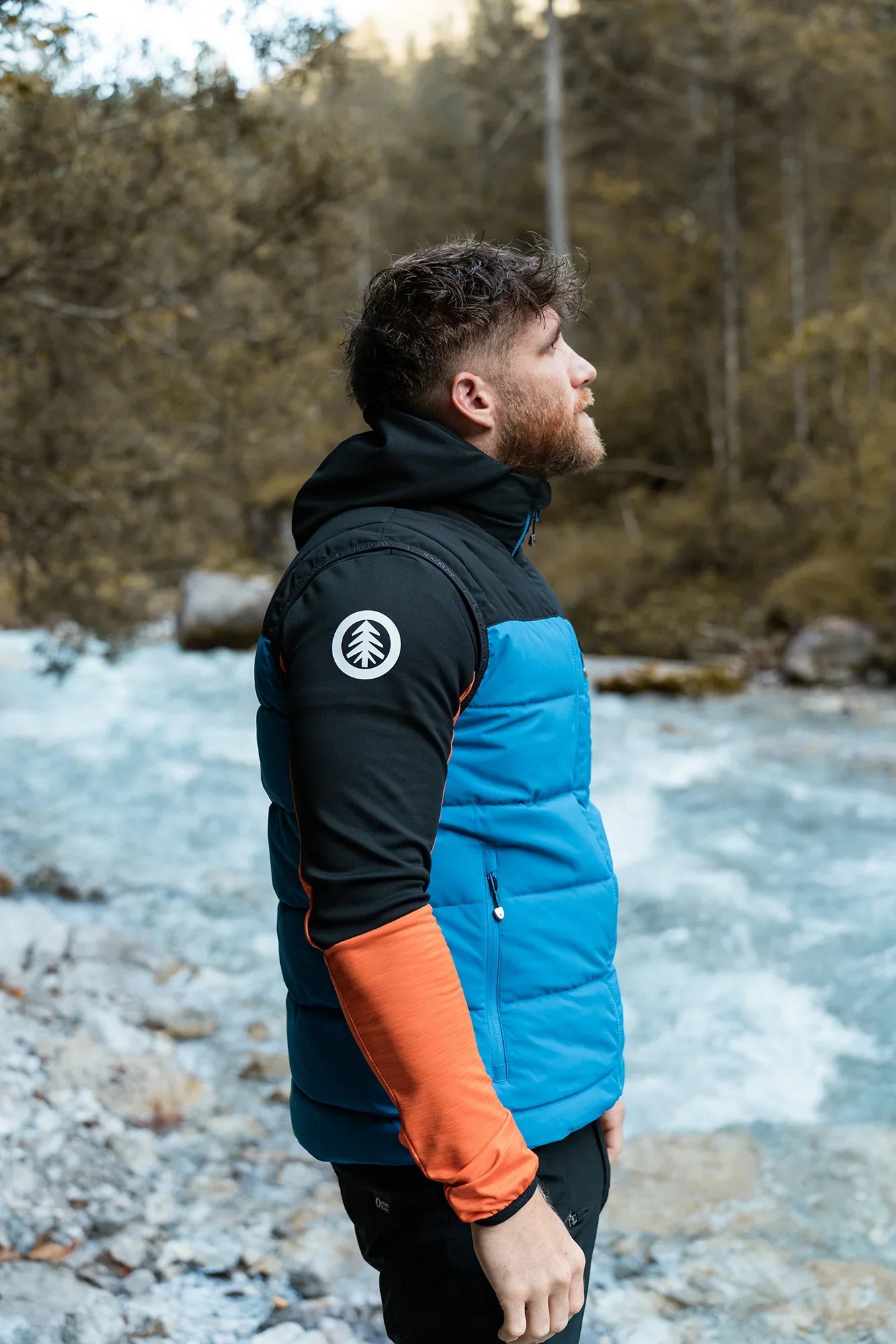 Winter vest men's - DUAL blue-4