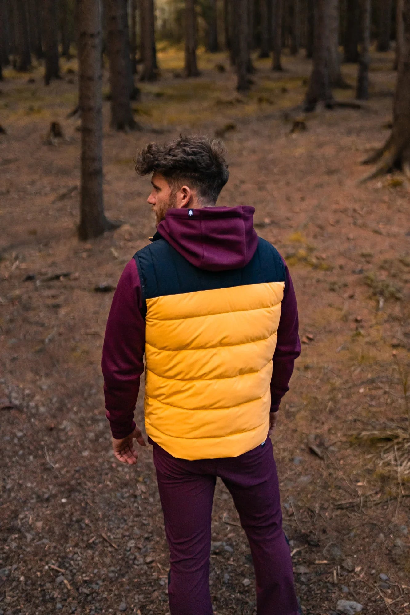 Winter vest men's - DUAL yellow-5