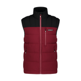 Winter vest men's - DUAL wine red