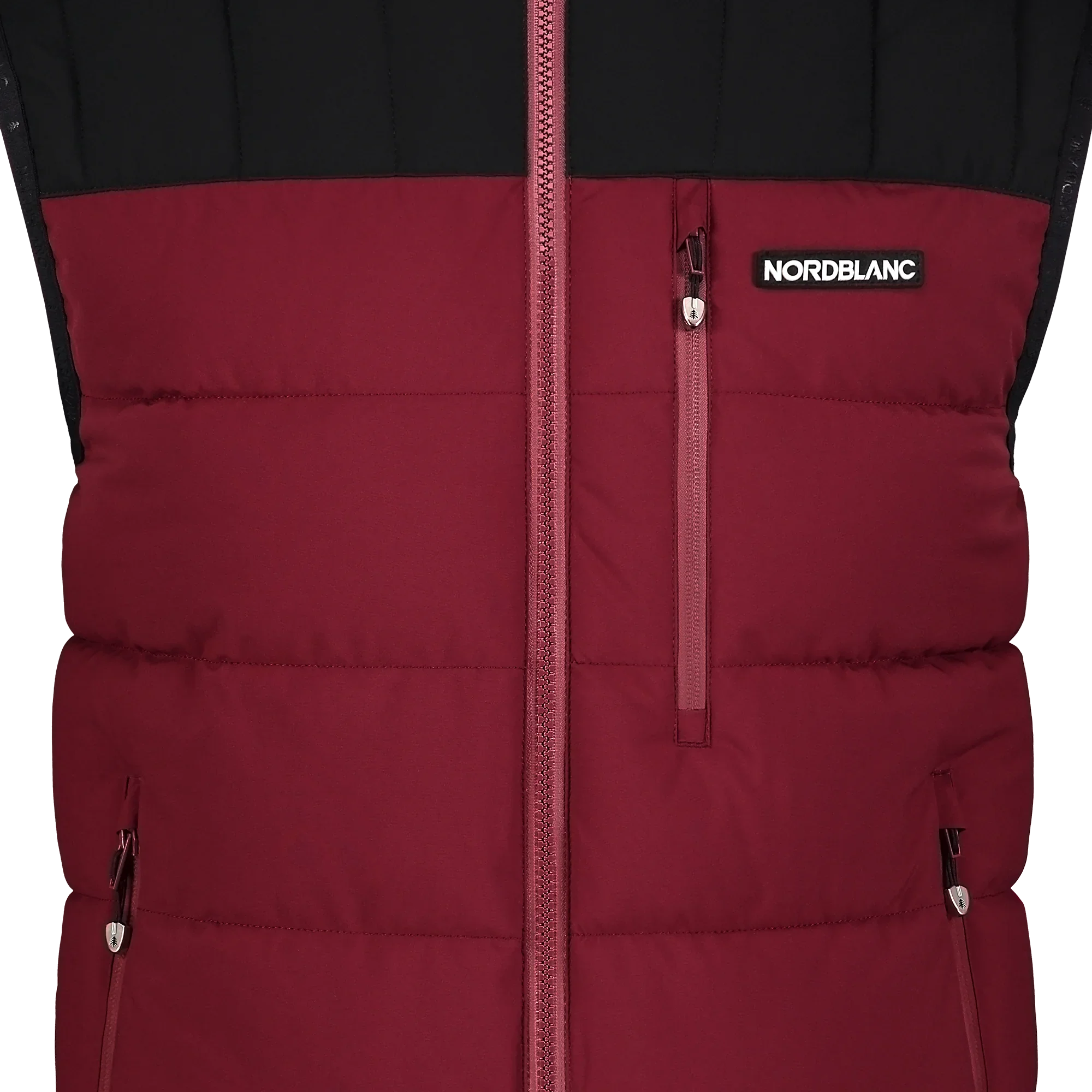 Mellény - DUAL borszínű-7