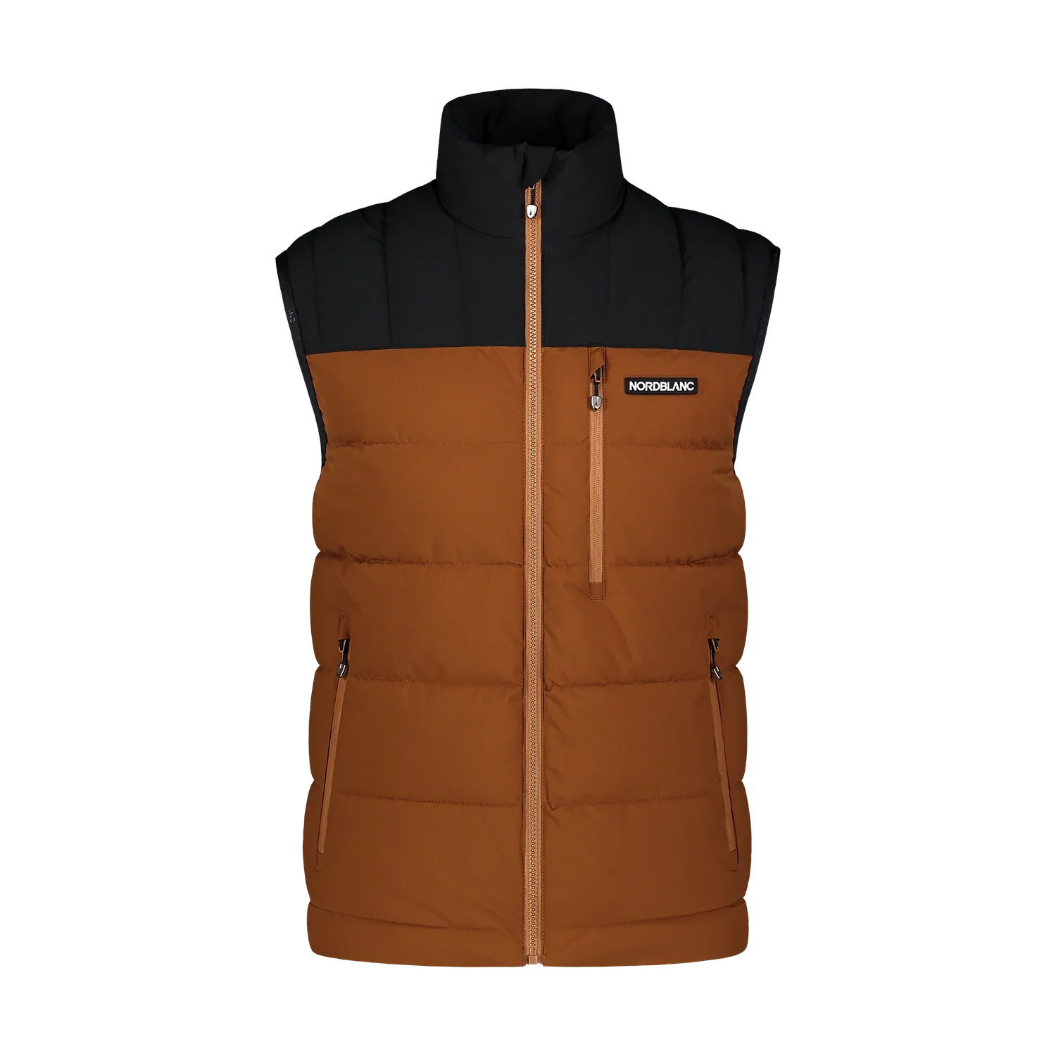 Winter vest men's - DUAL brown