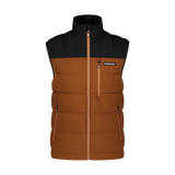 Winter vest men's - DUAL brown