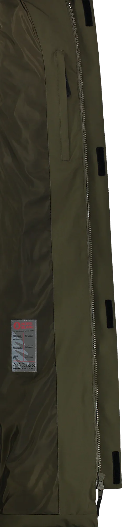 Vízálló télikabát férfi - HOOD khaki-10