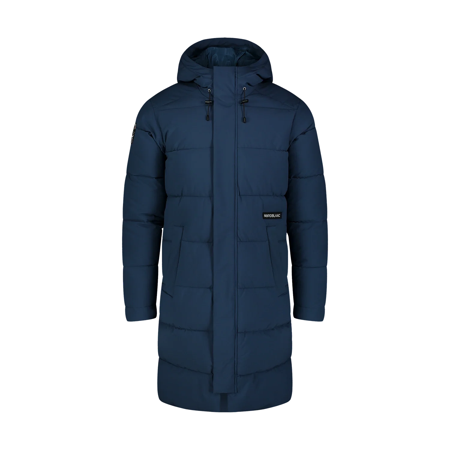 Waterproof winter parka men's - HOOD blue